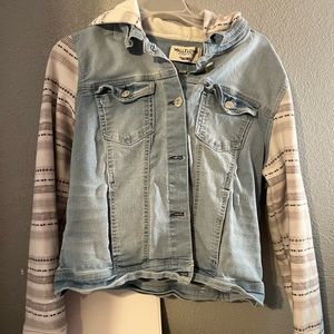 Jean/fluffy jacket from wallflower, soft inside, size XL